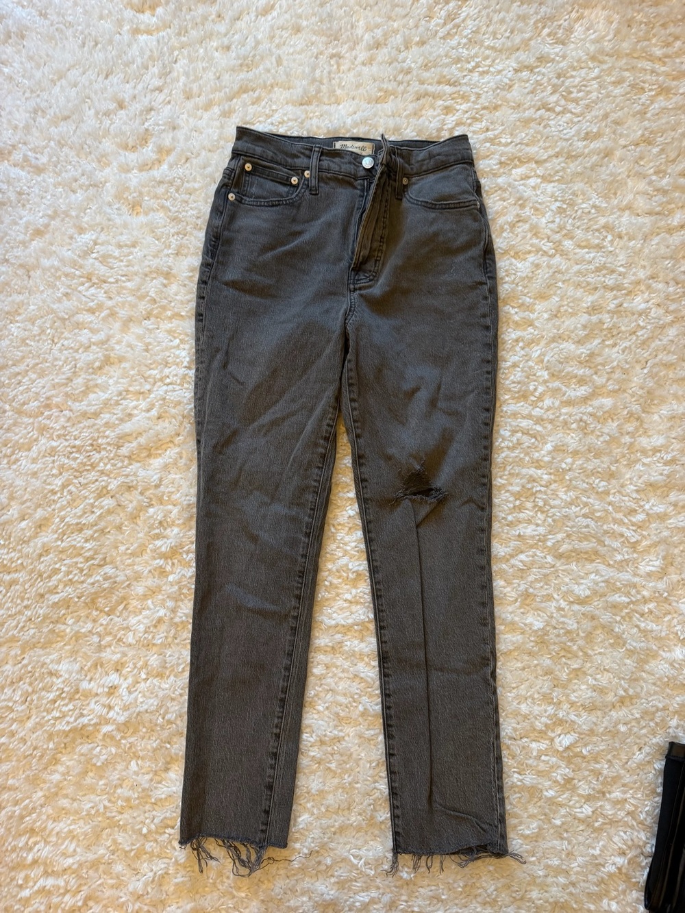 Madewell Slim Black High-Rise Skinny Jeans